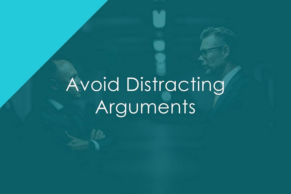 Avoid Distracting Arguments