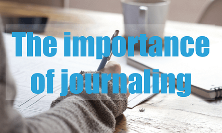 The importance of journaling