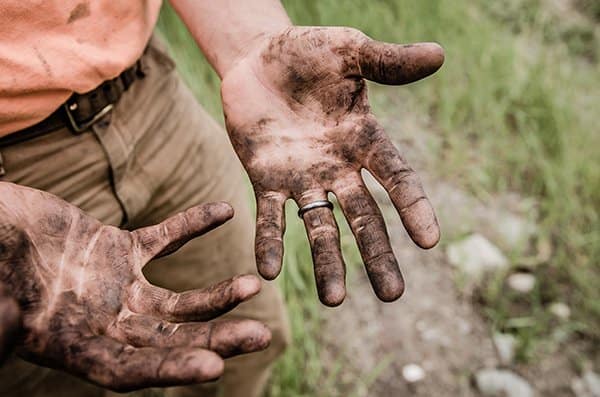 a good life | man's dirty hands