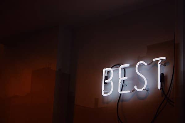 best | sign saying best