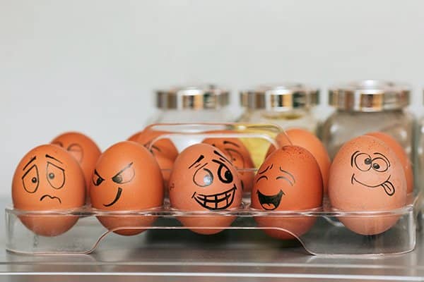 emotional energy | eggs in egg carton