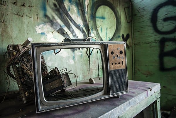 avoid media | broken tv 